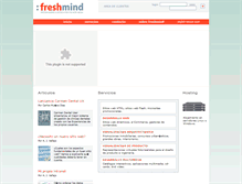 Tablet Screenshot of freshmind.net